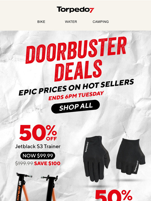 Snap up a Doorbuster Deal before they go! 💥