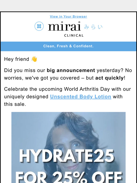 25% OFF just for you! 😱