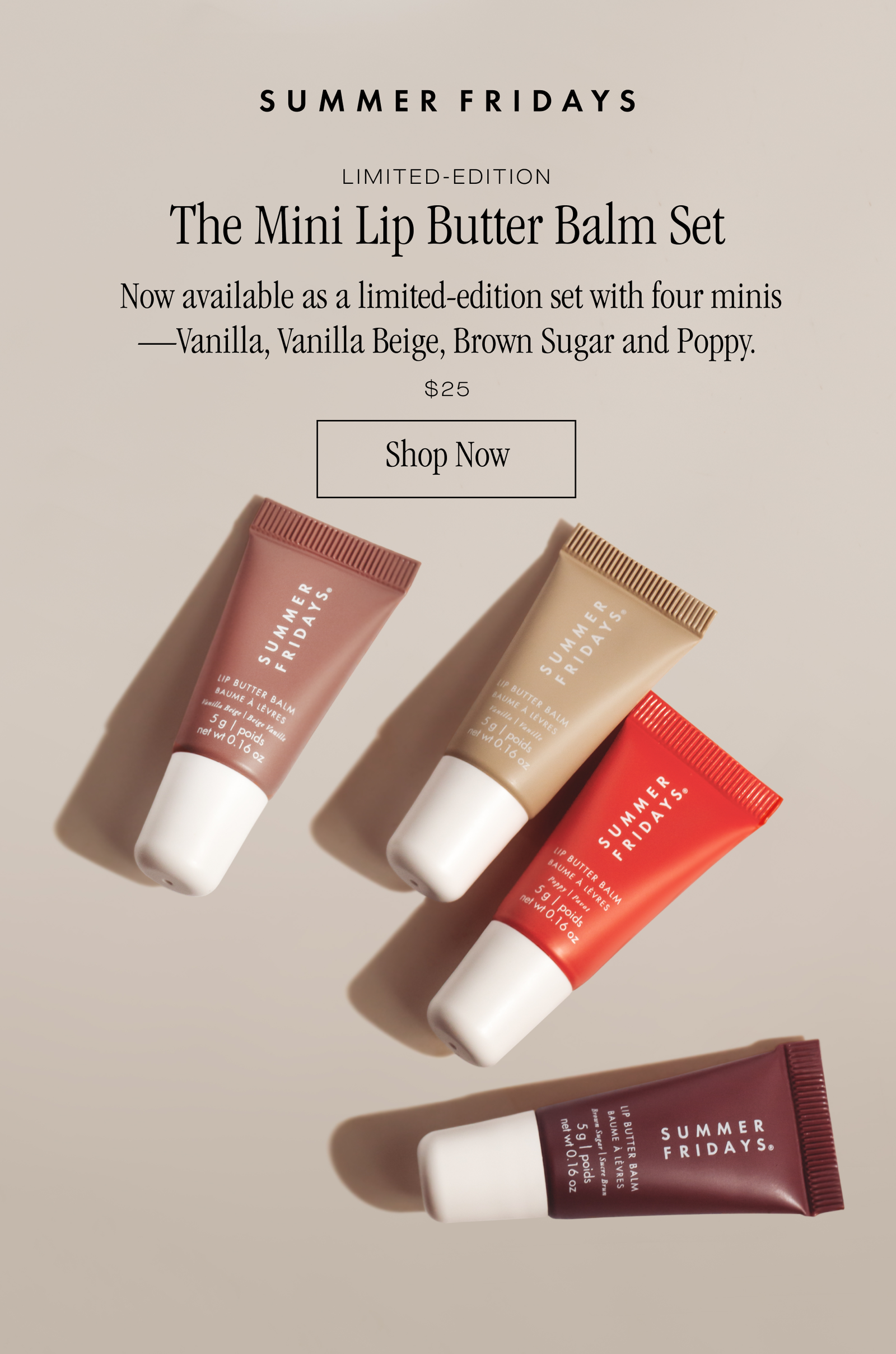 The Mini Lip Butter Balm Set