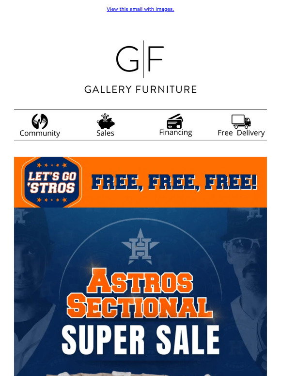 Win It All With Two NEW Astros Promotions ⚾️ - Gallery Furniture