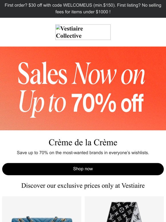 Vestiaire Collective DE: Hot Drop: 70% off Louis Vuitton