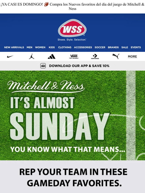 WSS: IT'S ALMOST SUNDAY! 🏈 Shop New Mitchell & Ness Gameday Faves | Milled