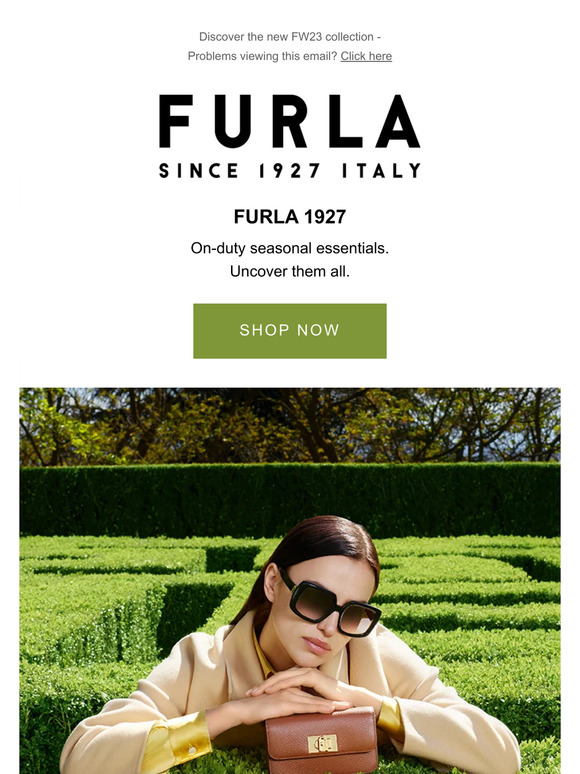 Furla UK Timeless design and Beauty Furla 1927 Milled