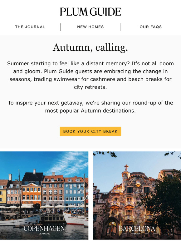 Autumn, calling.