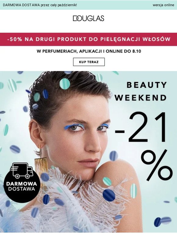 -21% na Beauty Weekend 💙