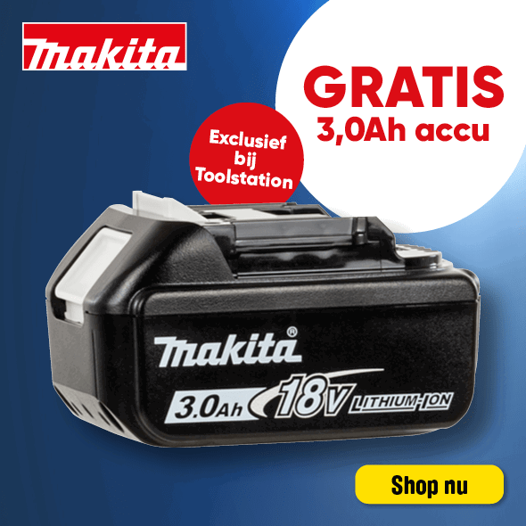 Gratis 3,0Ah Makita accu