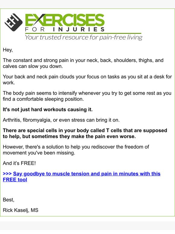 Relieve Body Pain In Minutes with THIS