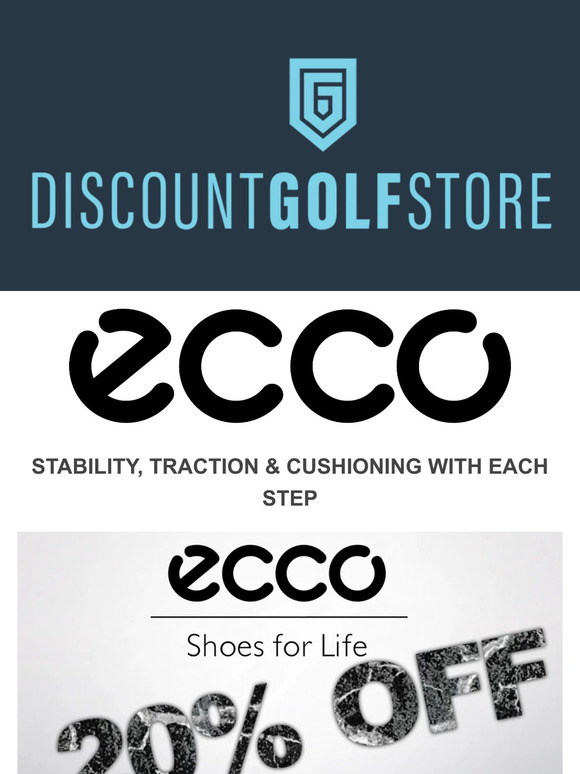 20% Off Selected Ecco Golf Shoes