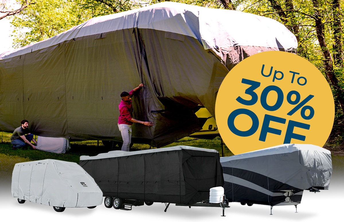 Camping World Your for RV covers! Save up to 30 Milled