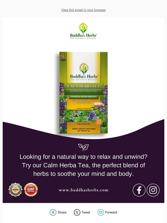 Looking for a natural way to relax and unwind?