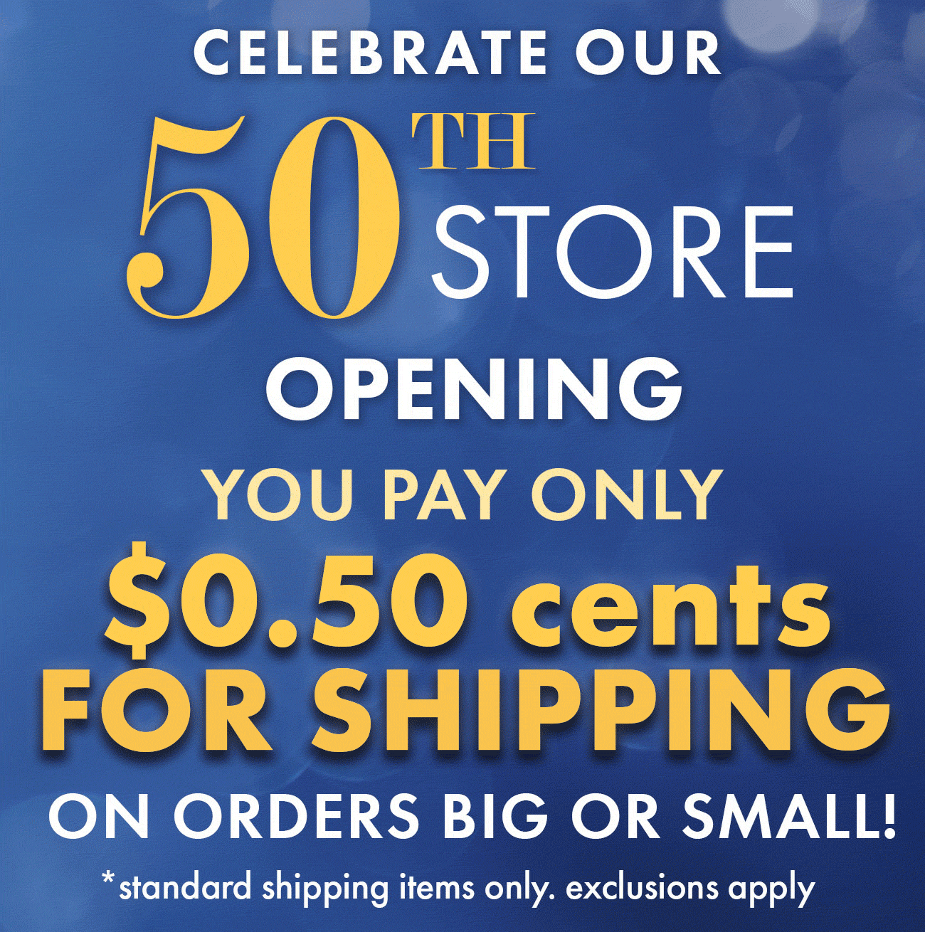 Boscov's .50 SHIPS YOUR ORDER! Today Only Milled