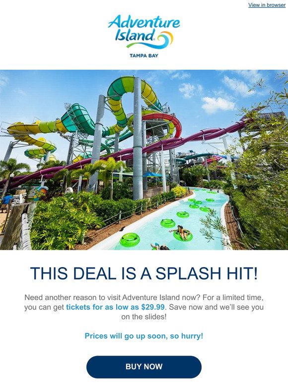 SeaWorld Parks 😎 Adventure Island Tickets as Low as 29.99! Milled