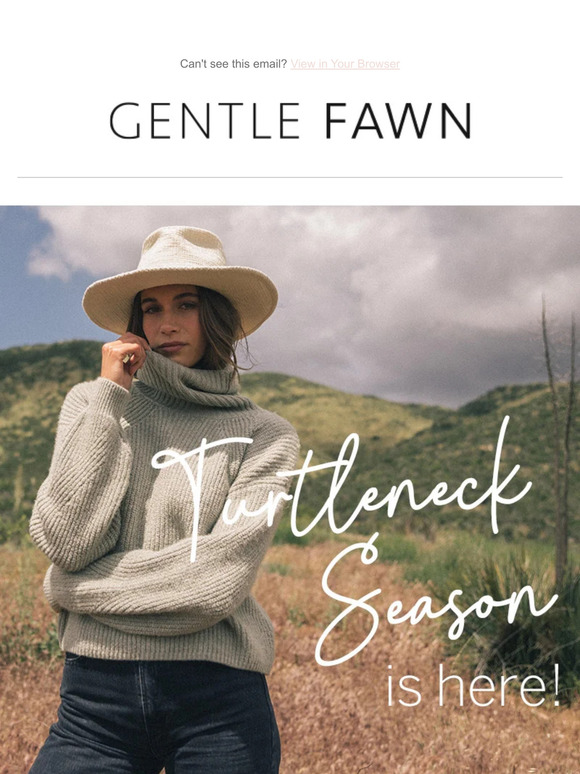 Turtleneck season is here!