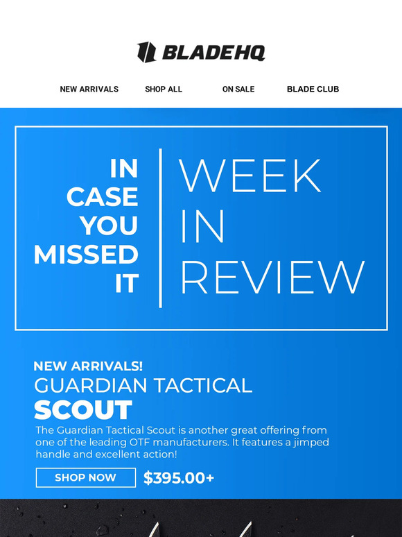 Blade HQ Source New arrivals from Guardian Tactical & Arcform! Milled