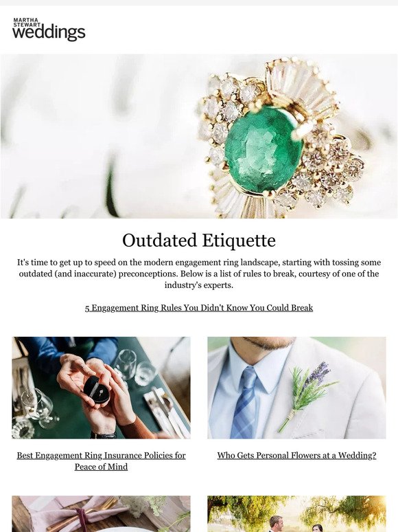 5 Engagement Ring Rules You Didn't Know You Could Break