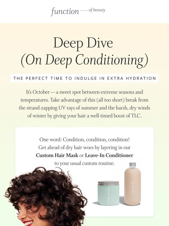 Dry hair? Not a chance. Start doing this now.