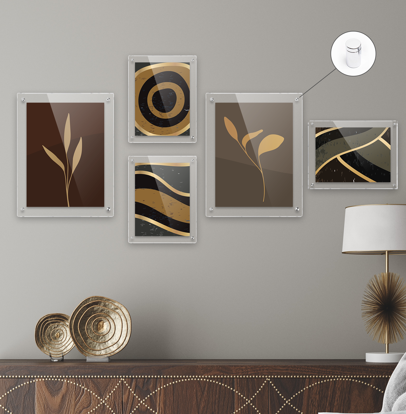 Acrylic Floating Gallery Wall