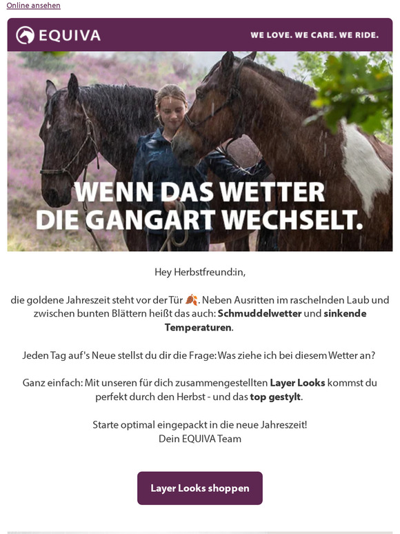 ☔️ Sag wechselhaftem Wetter den Kampf an!