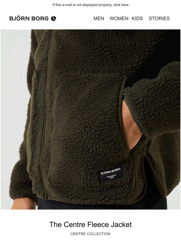 The Centre Fleece Jacket Is Here!