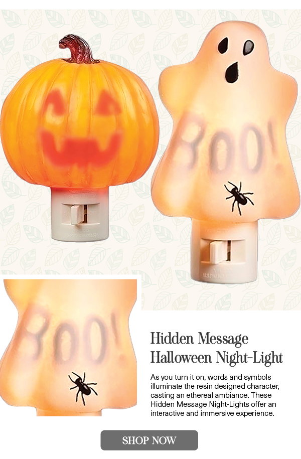 Hidden Message Halloween Night-Light