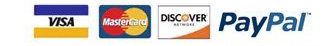 VISA | MasterCard | DISCOVER | PayPal