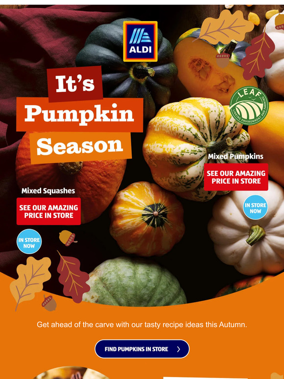Aldi UK Pumpkin Spice Season Milled