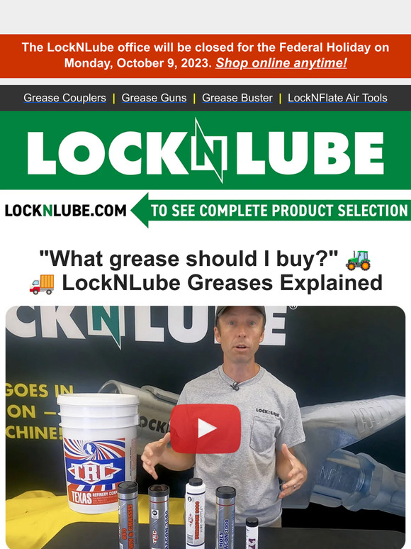 LockNLube "What grease should I buy?" 🚜 LockNLube Greases Explained