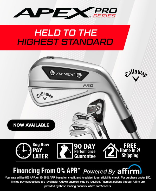 The All-NEW Callaway Apex PRO Series Irons - AVAILABLE NOW!!