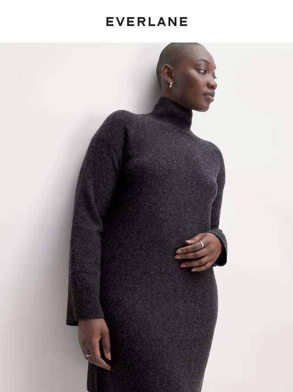 Everlane: New Cozy-Stretch Dresses | Milled