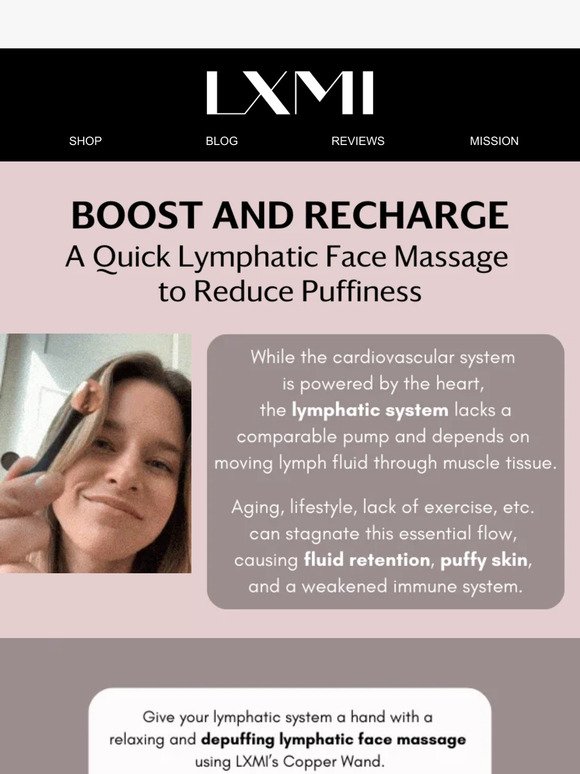 Guide to lymphatic face massage