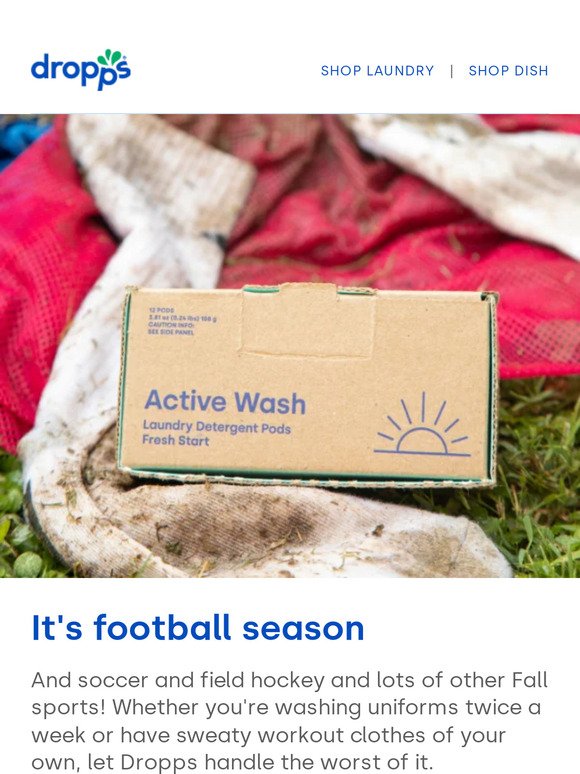 Tackle sports stains & odors