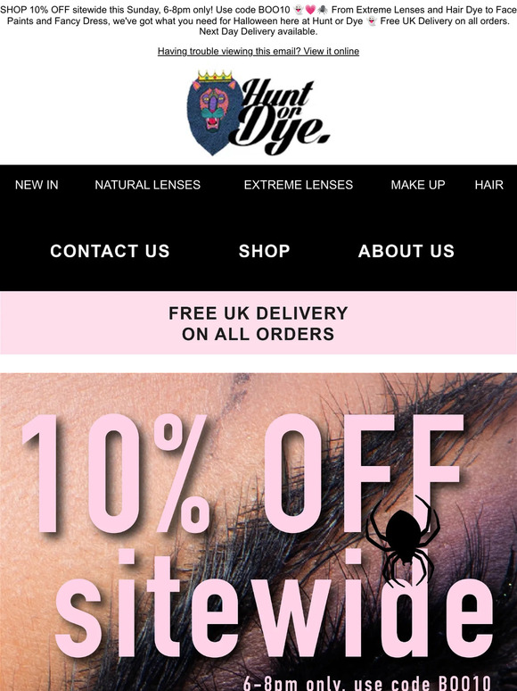 Shop 10% OFF sitewide, 6-8pm. Use code BOO10 👻💗🕷️ Need some Halloween Party Inspo? We've got you!