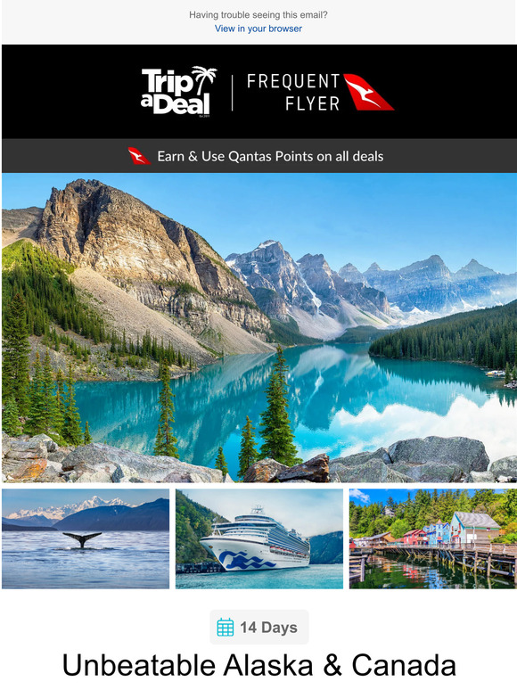 TripADeal Experience Alaska & Canada from 3699 including return