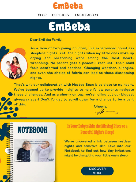 EmBeba Nested Bean x EmBeba Unlock Sleep Secrets + Exclusive Giveaway! 🌙🎁 Milled