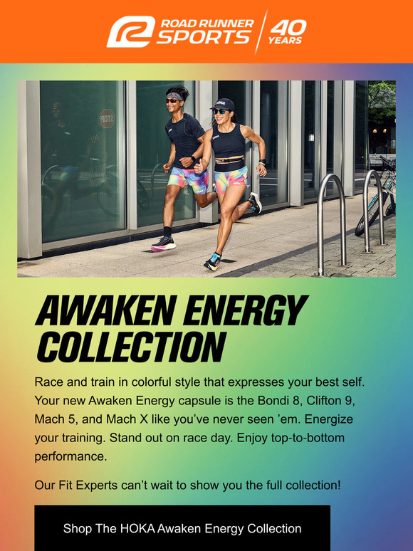 Road Runner Sports Your MustSee Awaken Energy Collection Milled