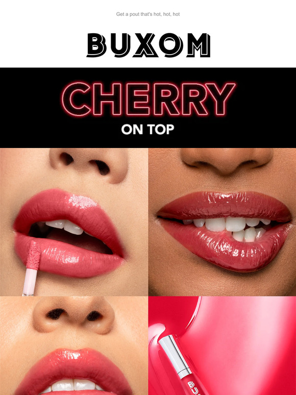 BUXOM Cosmetics: The shade of the season? Red. 🍒 | Milled