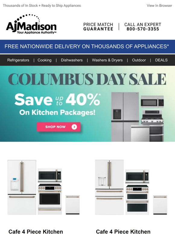 Aj Madison 🔥 Columbus Day Sale Alert Super Savings on Kitchen