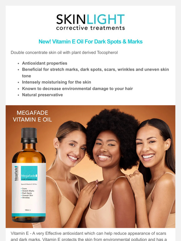 SKINLIGHT New Vitamin E Oil For Scars & Dark Marks Milled