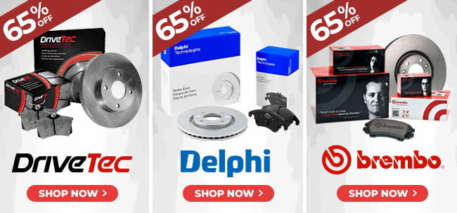 65% Off Brembo, Delphi and DriveTec Brake Parts