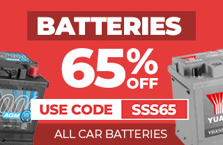 65% Off Car Batteries