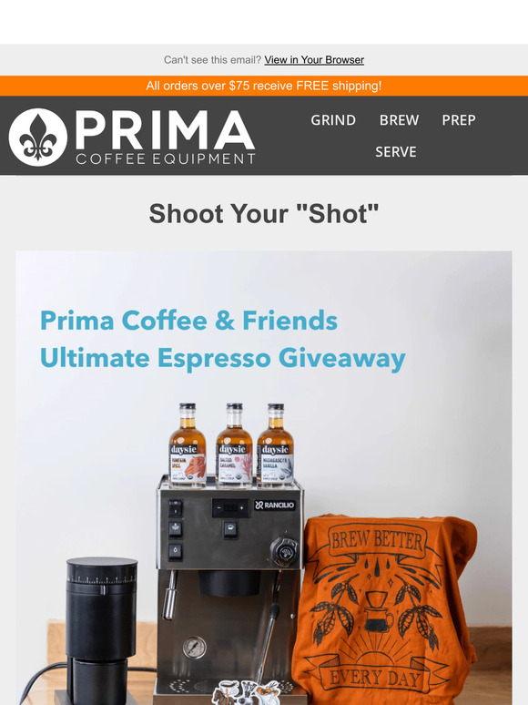 Prima Coffee Equipment: Brew Better Everyday!