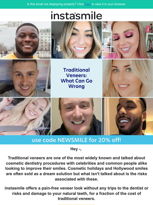 INSTAsmile (UK) —, Traditional Veneers, What Can Go Wrong? 🤕 Milled