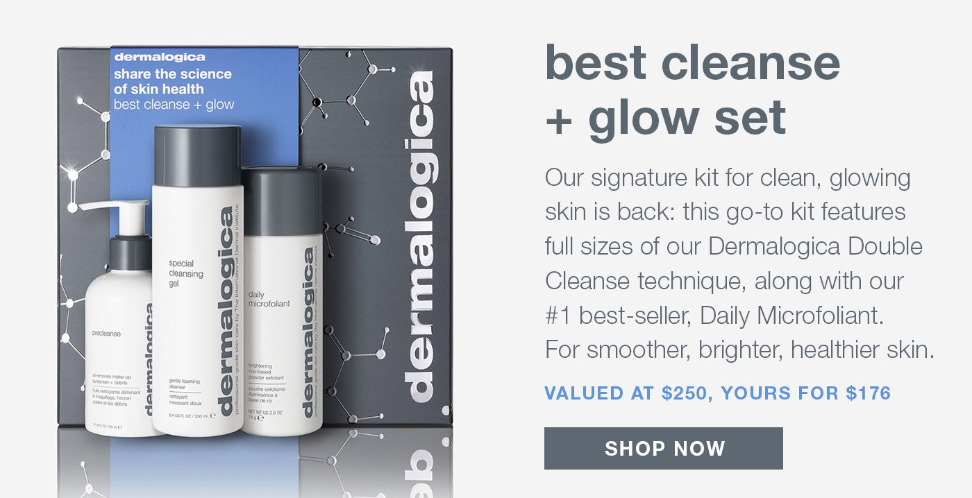best cleanse + glow set