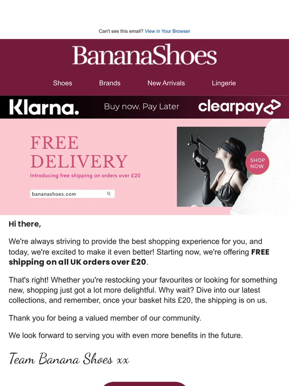 👀 Unveiling: FREE Shipping on All UK Orders Over £20!