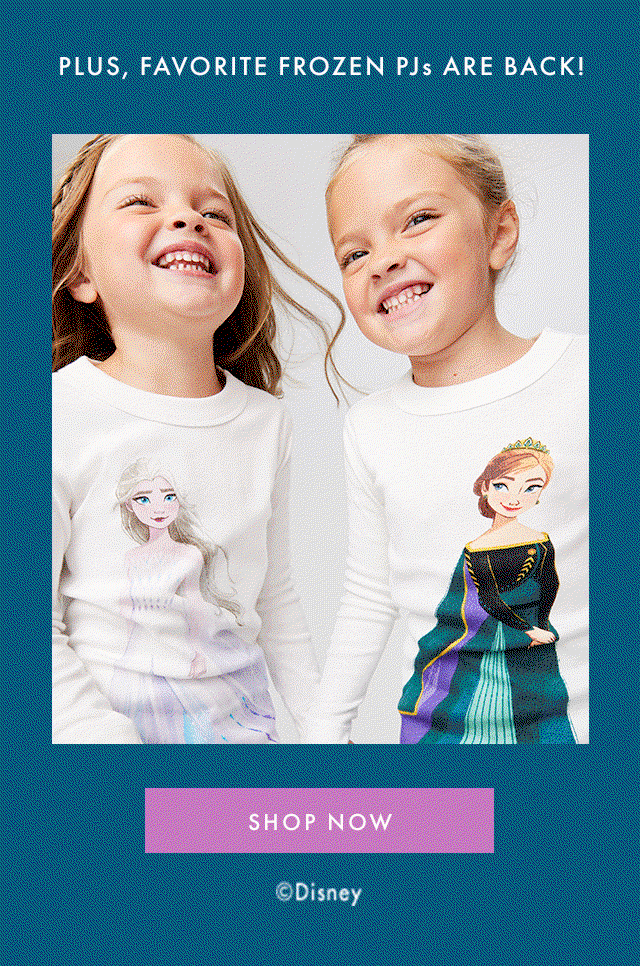 PLUS, FAVORITE FROZEN PJs ARE BACK! | SHOP NOW | Diseey