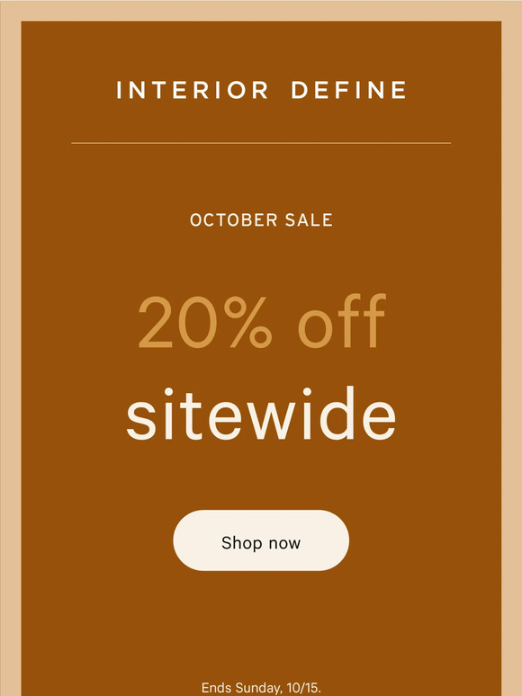 QUICK! October Sale is taking off 🚀