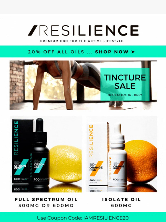 Deepen Your Recovery Routine: 20% Off Resilience