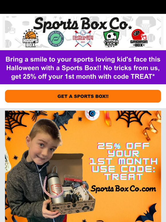 Trick or Treat? Give a Sports Box this Halloween 🎃