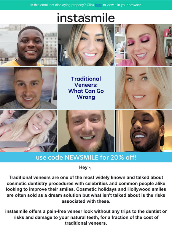 instasmile Hey —, Traditional Veneers, What Can Go Wrong? 🤕 Milled