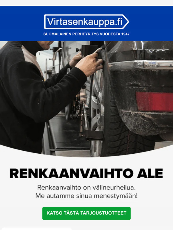 Renkaanvaihto ALE 🚨